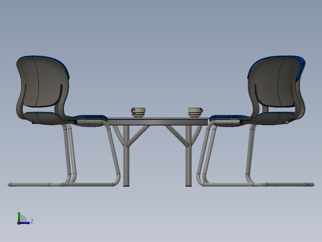 椅子、凳子(16)左视图