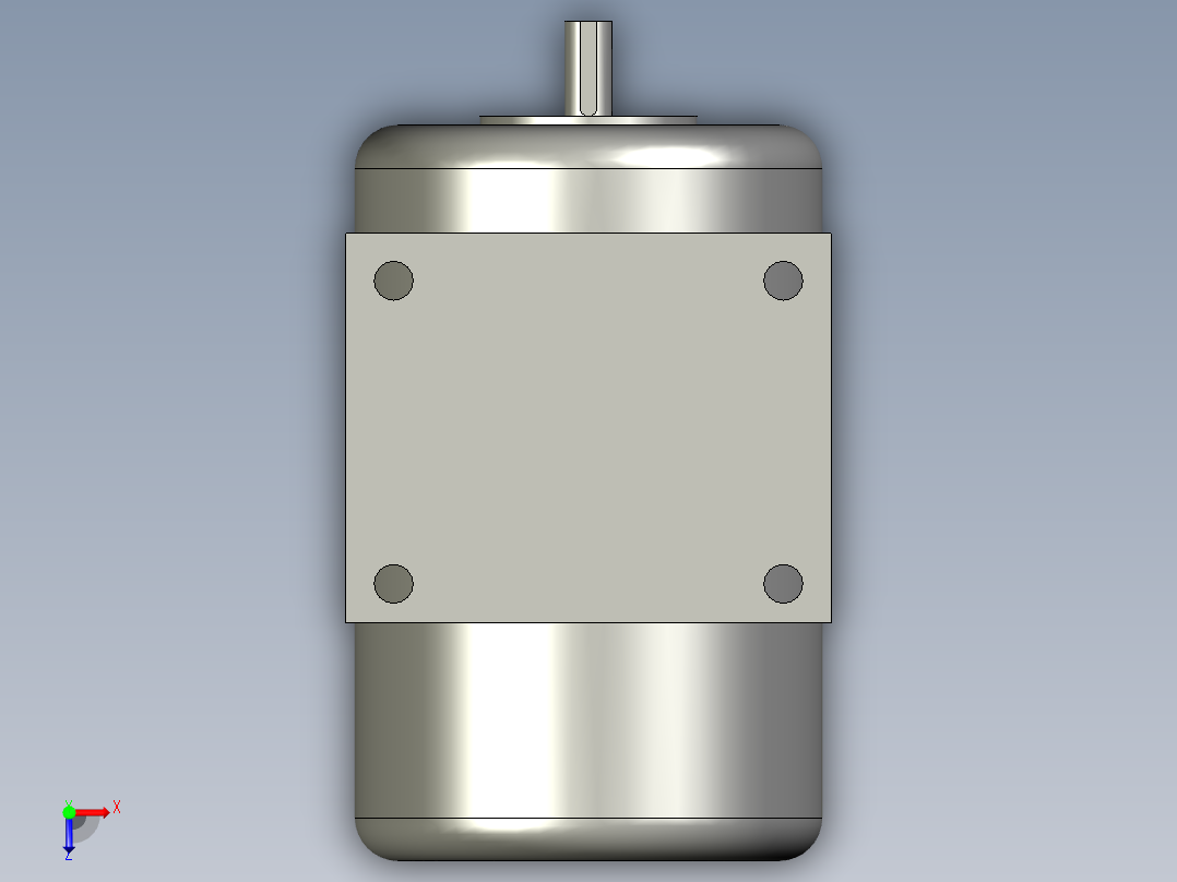 三相异步电动机-JW5622-380V-180W-05A-2800R俯视图