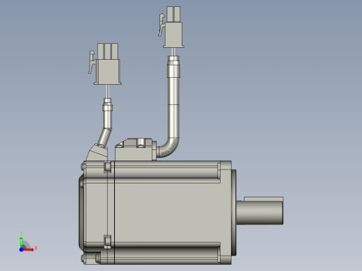 松下伺服电机MHMF042L1U2M前视缩略图