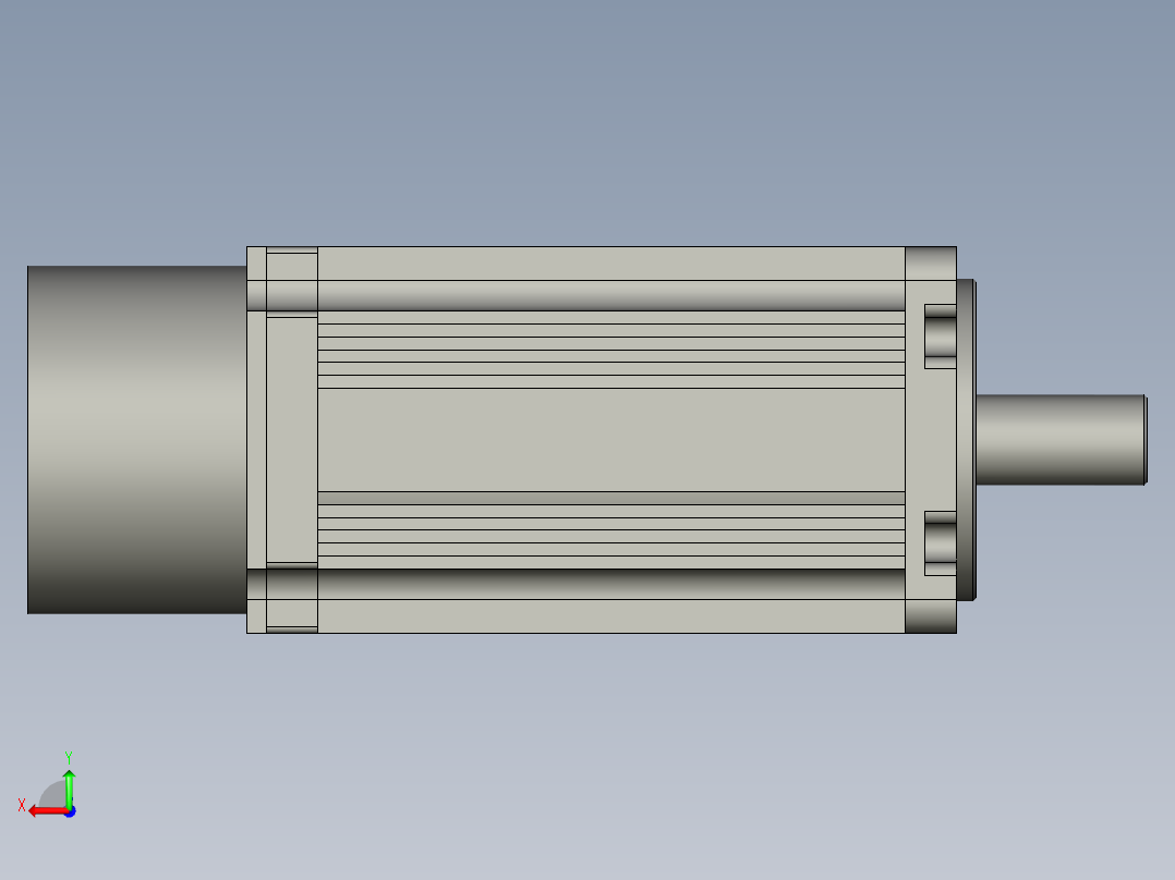 400W伺服60-01330后视图