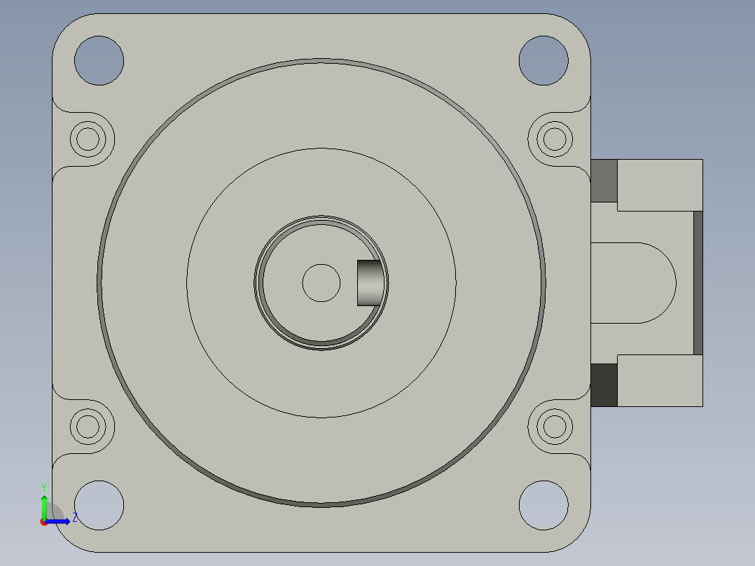 400W伺服60-01330左视图