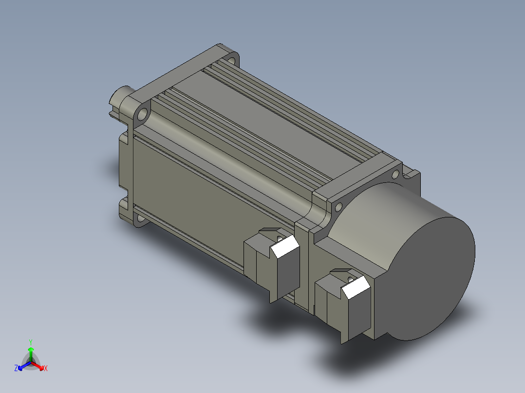 400W伺服60-01330正等轴测图