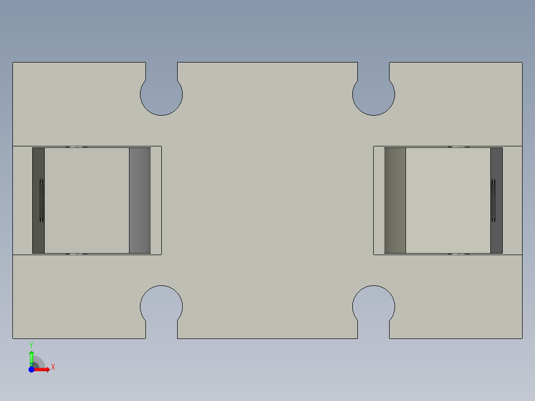 MHY2-20DSMC180度气爪前视图