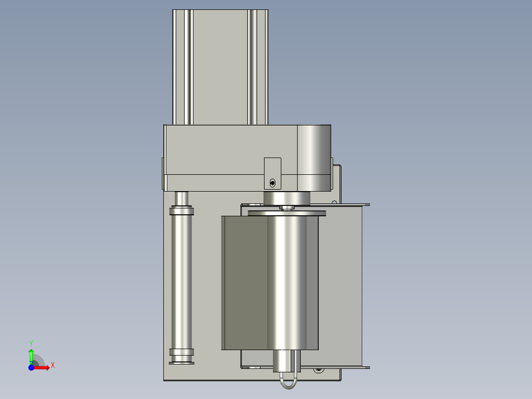 Mylar出标机前视图