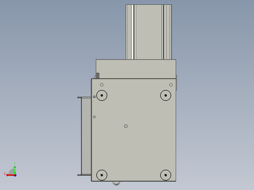 Mylar出标机后视图