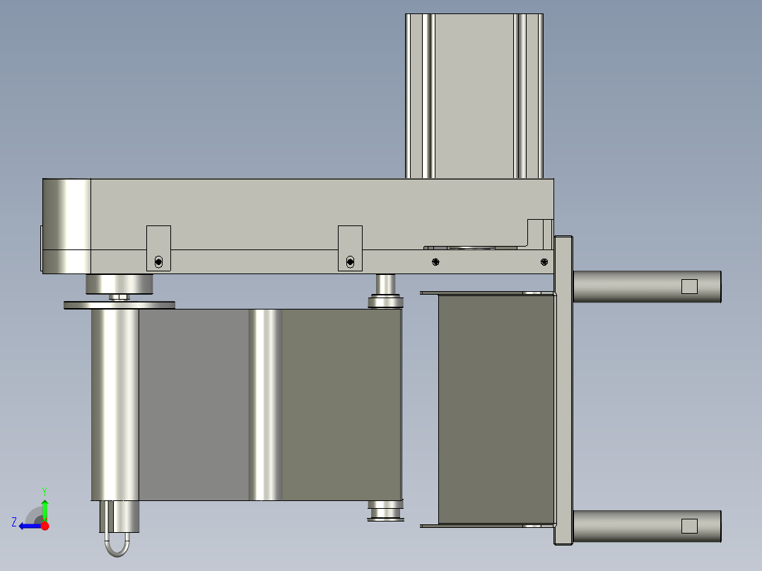 Mylar出标机右视图