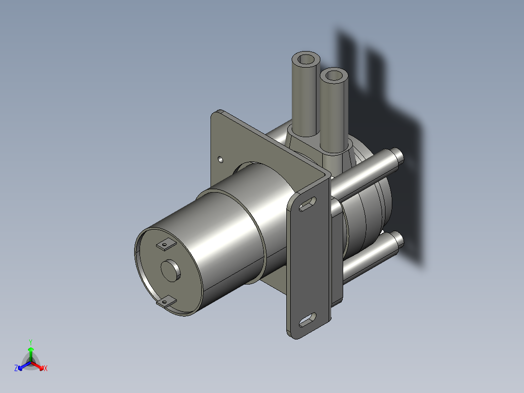 酱料粘稠液体泵装配主视图