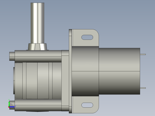 酱料粘稠液体泵装配左视缩略图