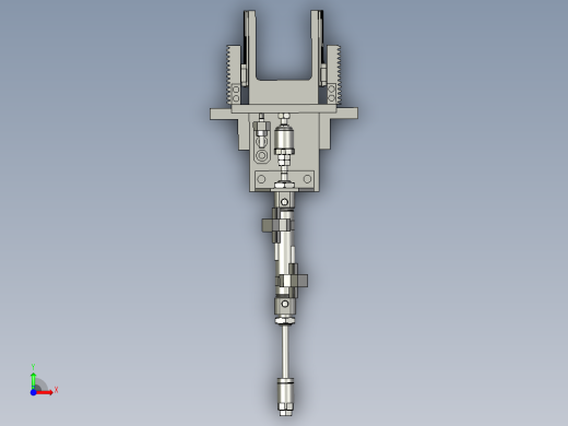 齿条推动机构前视缩略图