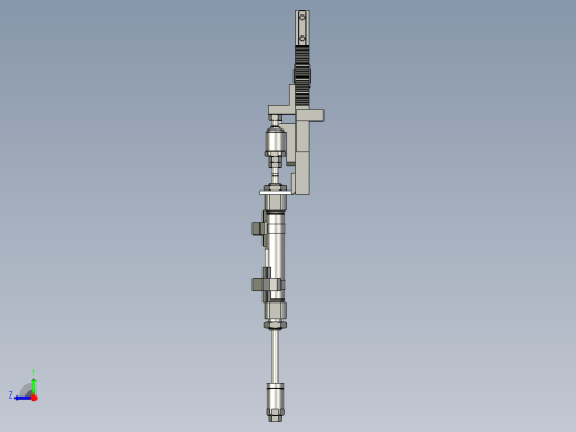 齿条推动机构右视缩略图