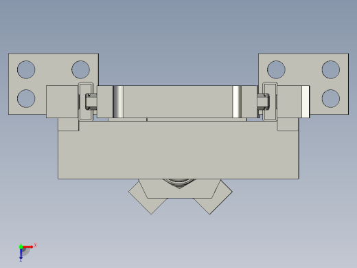 齿条推动机构俯视缩略图
