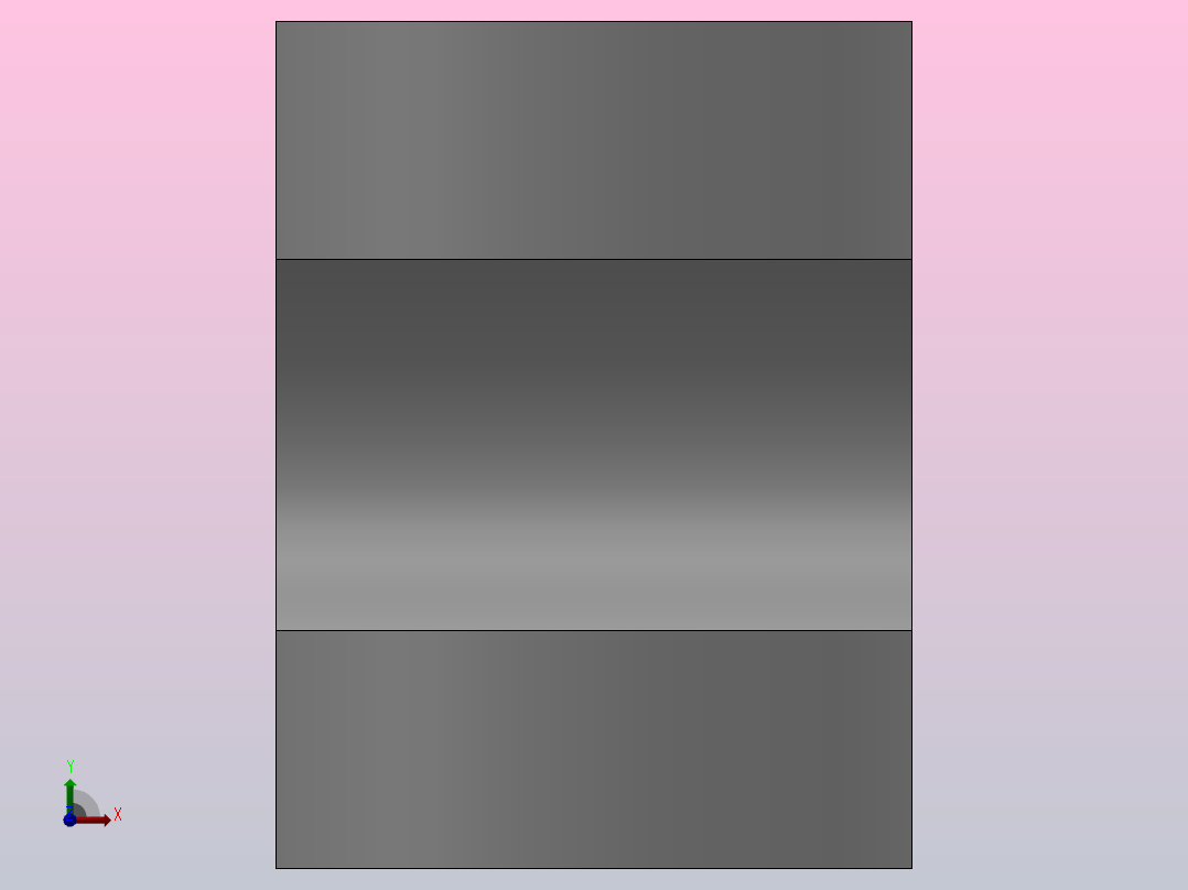 叉连接件[QGA40]气缸附件前视图