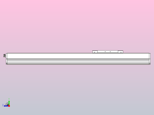 MCH22无尘螺杆滑台[MCH22-L#-800-M-P75-C3]右视缩略图