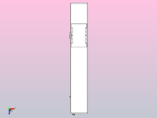 MCH22无尘螺杆滑台[MCH22-L#-800-M-P75-C3]俯视缩略图