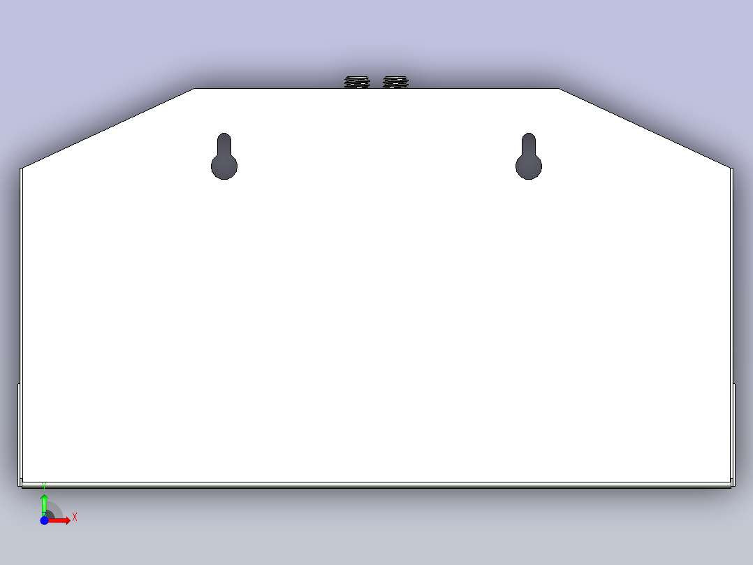 一款铣床用螺柱夹具前视图