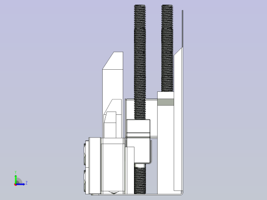 一款铣床用螺柱夹具左视缩略图