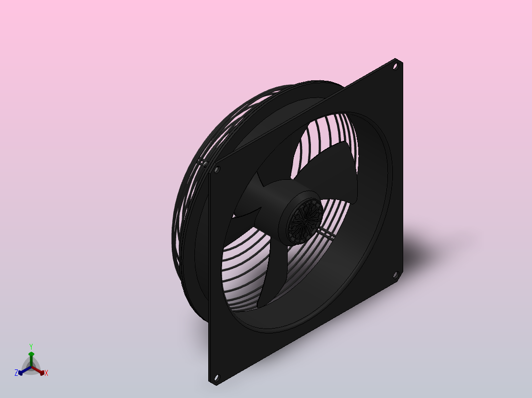 DWZ36-4№4.0Ⅱ轴流风机[DWZ36-4№4.0Ⅱ]主视图