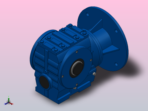 SAZ47ZP蜗轮蜗杆减速机SAZ47-13.6-M1-B-Φ25-P90