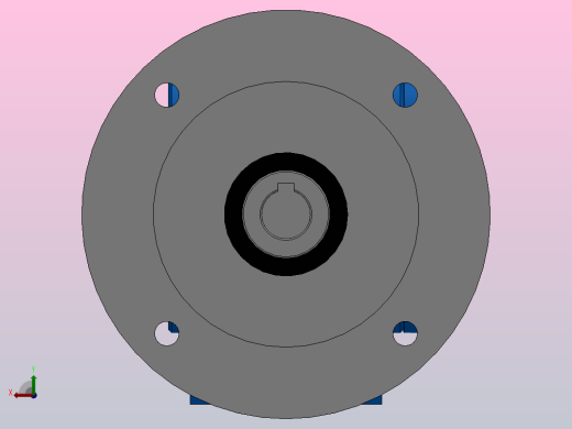SAZ47ZP蜗轮蜗杆减速机SAZ47-13.6-M1-B-Φ25-P90后视缩略图