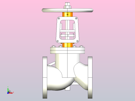 JY41-25T╱P氧气专用截止阀[JY41-25P]50前视缩略图