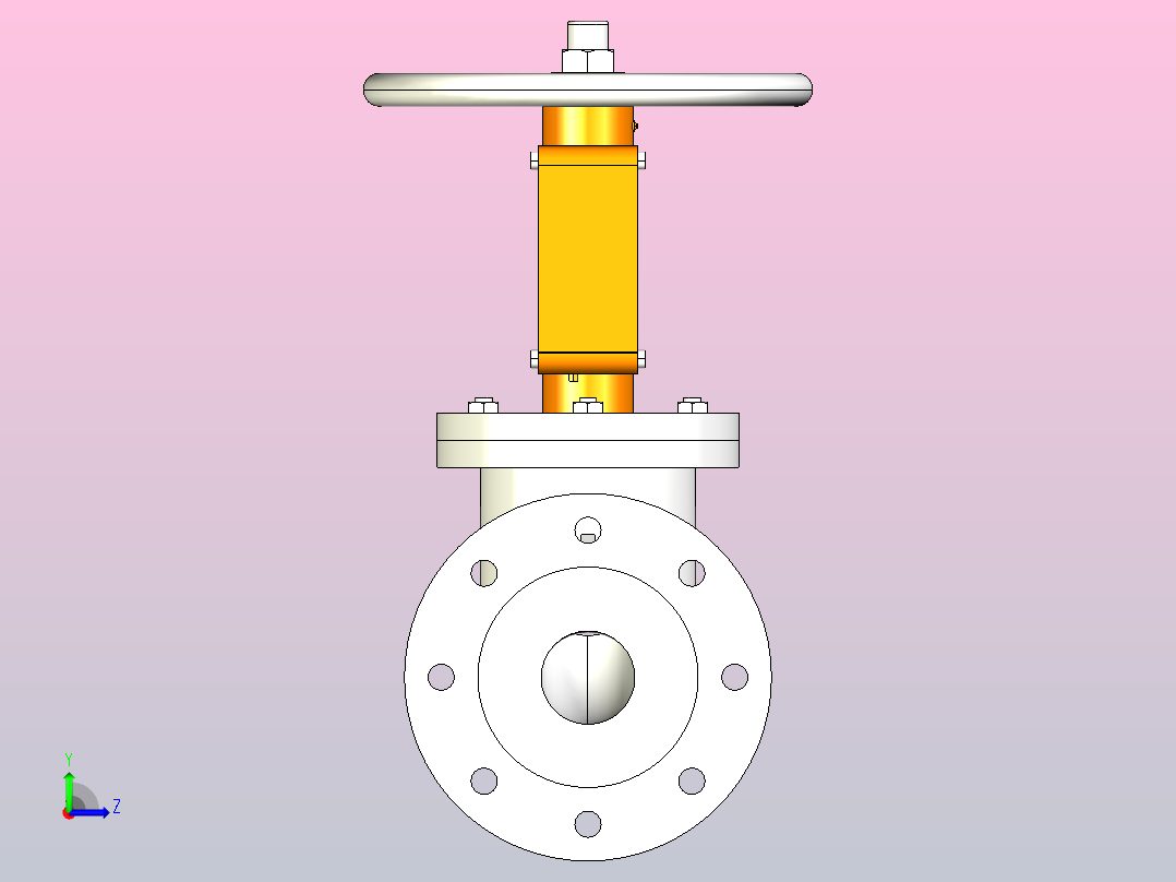 JY41-25T╱P氧气专用截止阀[JY41-25P]50左视图