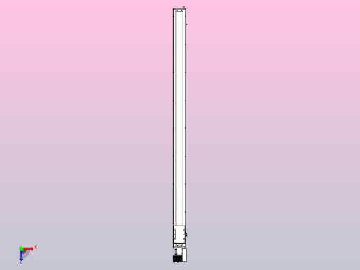 SCM14-2250-R滚珠花健、支撑座、滚珠丝杠、交叉导轨、直线模组俯视缩略图