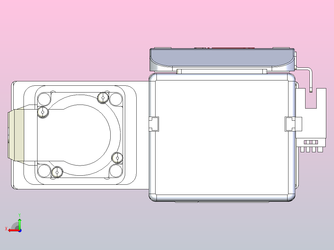 滚珠丝杠直线轴带导轨全封闭TPA-HCR-65S-1610C-L750-MR-C-P10-N3后视图