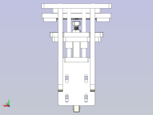 一款触摸板组装治具3D图纸后视缩略图