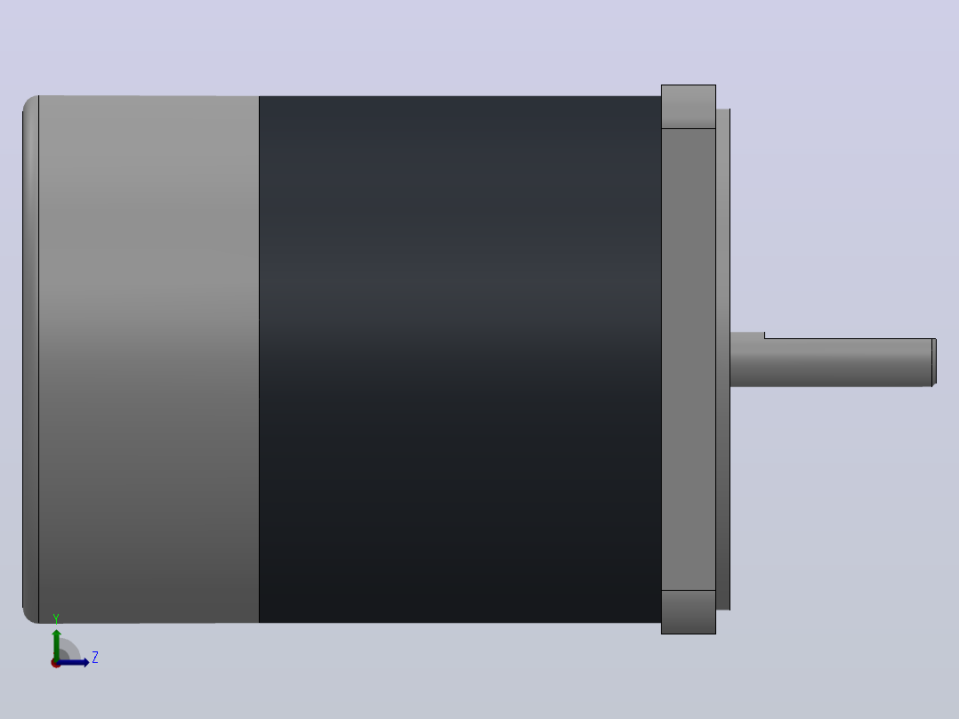 80DC(30W╱60W)微型直流基本型电机[80DC60GV24R16]左视图