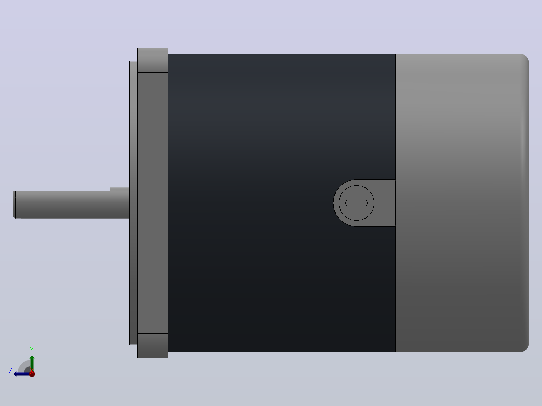 80DC(30W╱60W)微型直流基本型电机[80DC60GV24R16]右视图