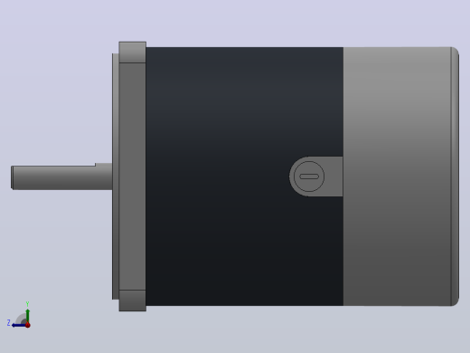 80DC(30W╱60W)微型直流基本型电机[80DC60GV24R16]右视缩略图