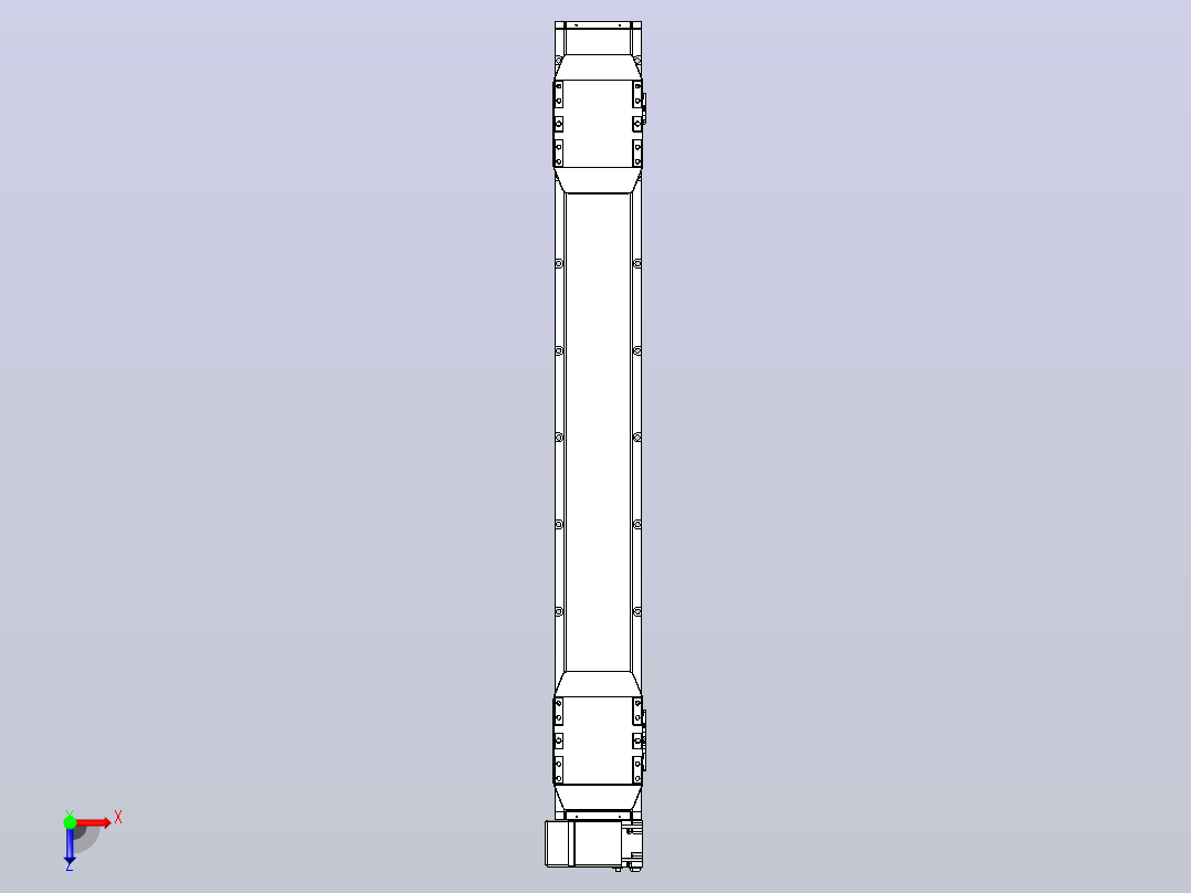 皮带直线轴双滑块型TPA-GCBS-150-P80-L400-LP-M75-N3俯视图