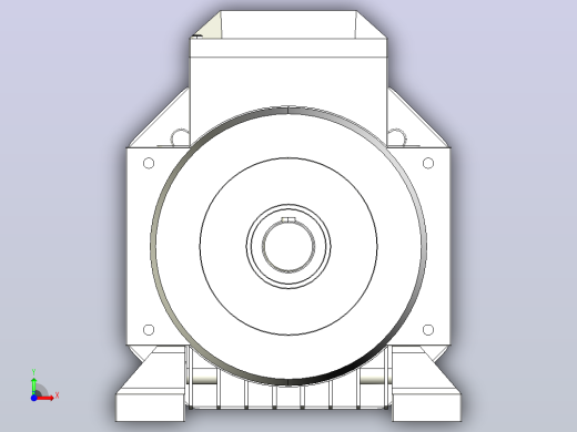IM B3 H80-180(YE2、YE3)通用电机[YE2-132S-4-B3]前视缩略图