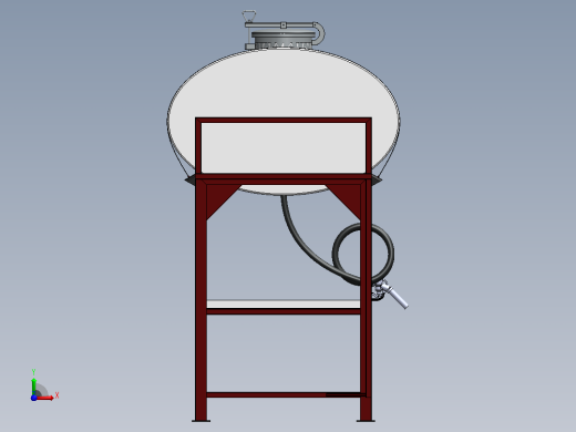 Fuel Storage Tank 燃料储存箱前视缩略图