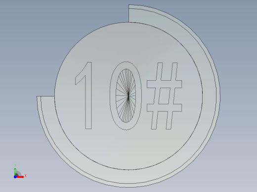 UNC螺牙10#[4.83]前视缩略图