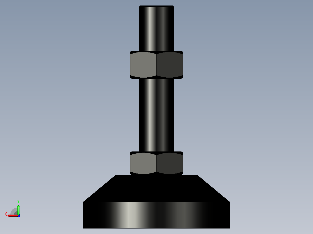 脚杯WAD72-D100-M24-L100后视图