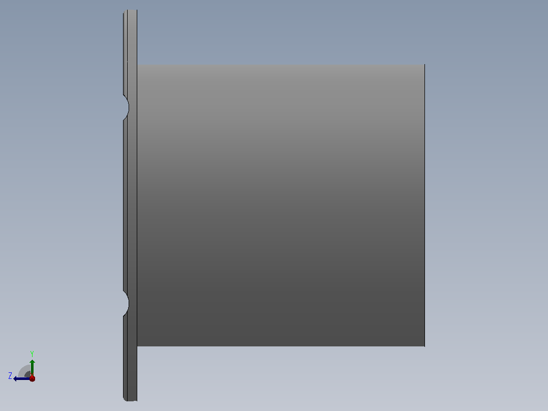 工程机械用双金属轴套 B型_B65×77右视图