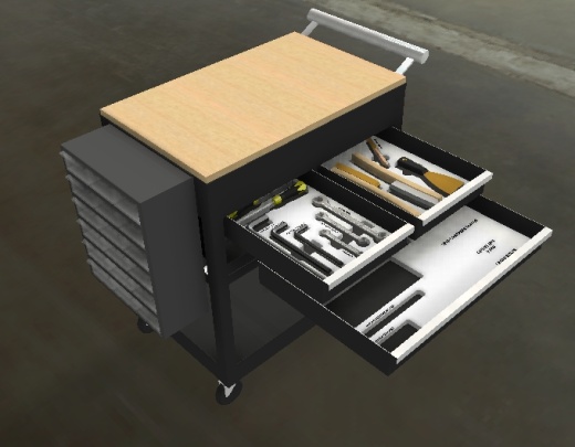 工具车带工具- 5S缩略图