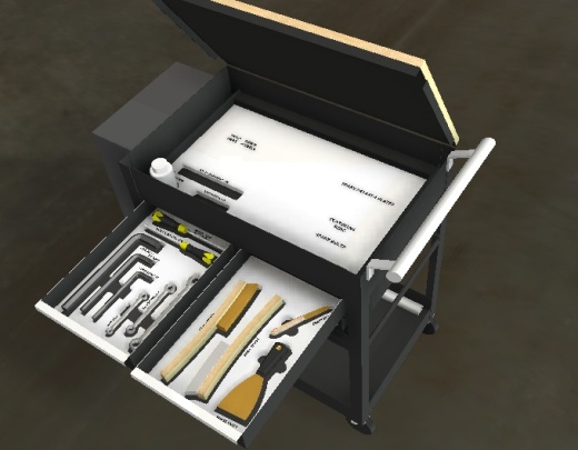 工具车带工具- 5S缩略图