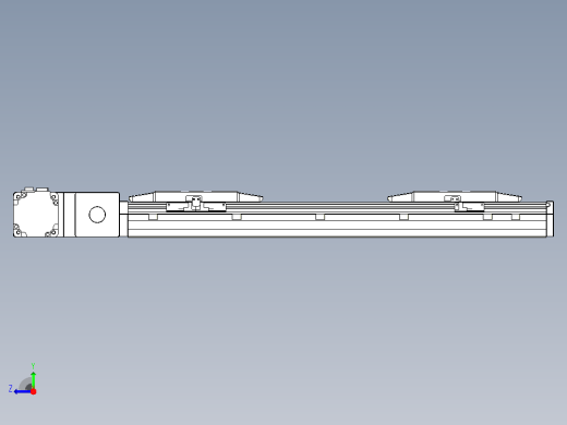 皮带直线轴双滑块型TPA-GCBS-150-P80-L100-QL-M75-N3右视缩略图