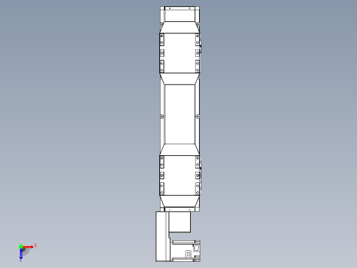 皮带直线轴双滑块型TPA-GCBS-150-P80-L100-QL-M75-N3俯视缩略图