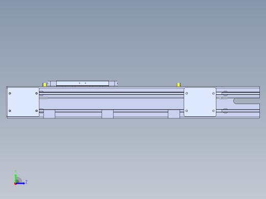 DMEB110-RTCR欧规同步带模组直线模组（电机右折）[DMEB110-L13S350-DT750-C2U-RTCR]左视缩略图