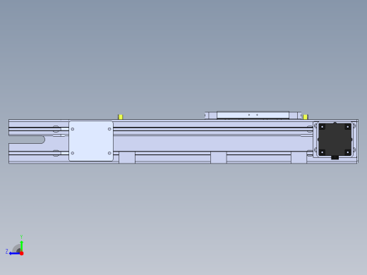 DMEB110-RTCR欧规同步带模组直线模组（电机右折）[DMEB110-L13S350-DT750-C2U-RTCR]右视缩略图