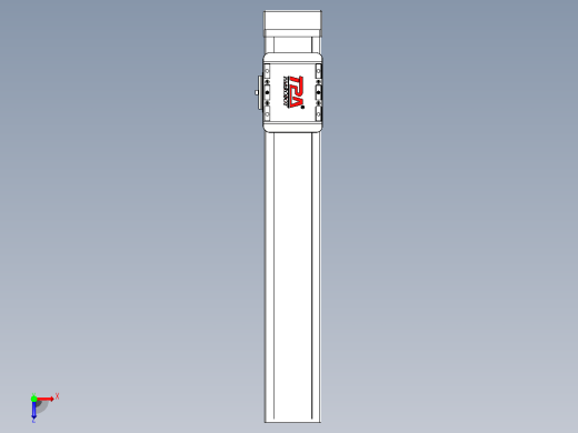 滚珠丝杠直线轴带导轨全封闭TPA-HCR-85D-1610C-L400-MP-C-P20-N3俯视缩略图