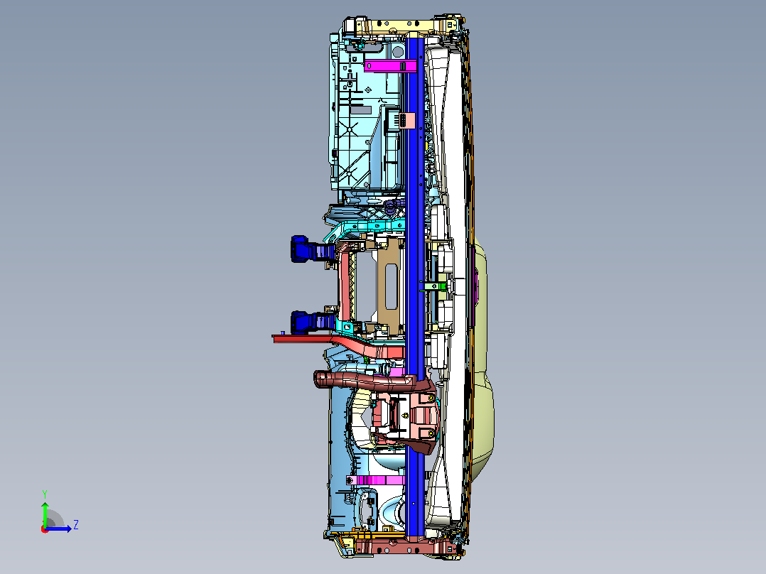 奔驰 E300L -仪表板总成左视图