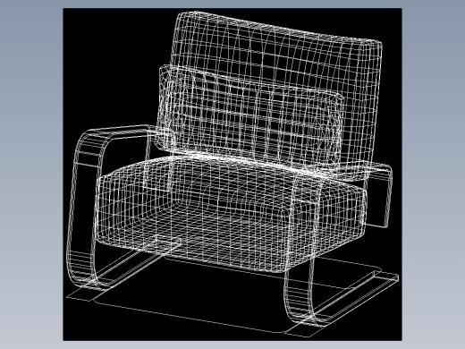 室内家具和灯具等的模型十四-J-CH26