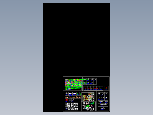 立式水泵和卧式水泵图块图集cad图