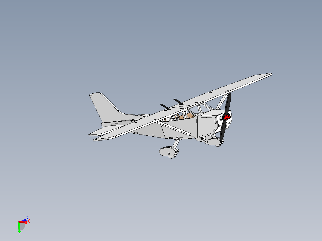 塞斯纳飞行器公司的飞机模型