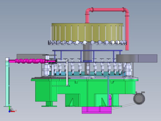 E165 旋转式啤酒灌装机前视缩略图