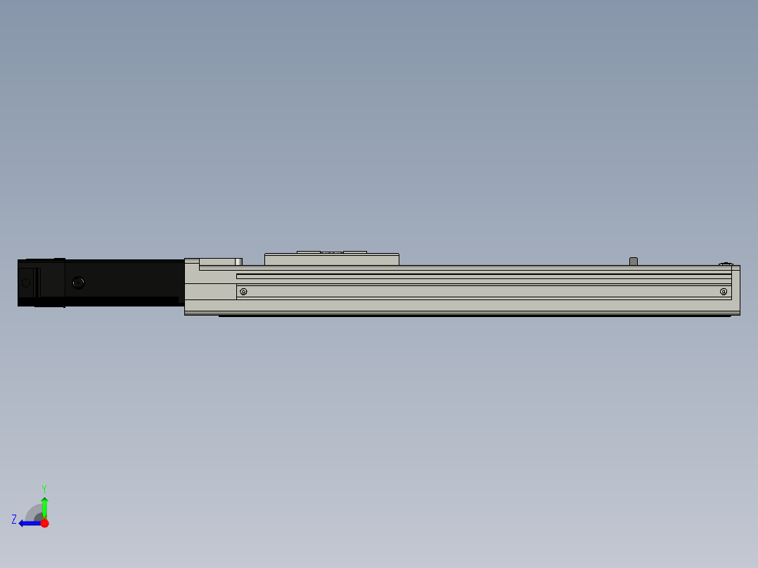 Toyo东佑达直线模组-ECH6-250-BC+煞車-反右视图